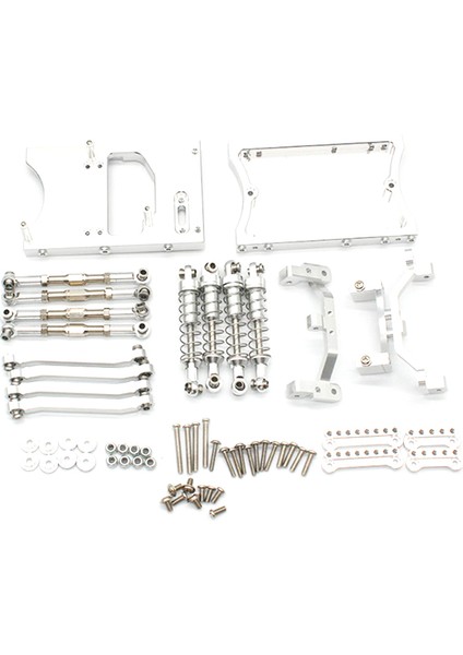 Metal Şasi Çekme Çubukları Servo Sabit Montaj Braketi Mn D90 D91 MN99S 1/12 Rc Araba Yükseltme Parçaları, Gümüş (Yurt Dışından)