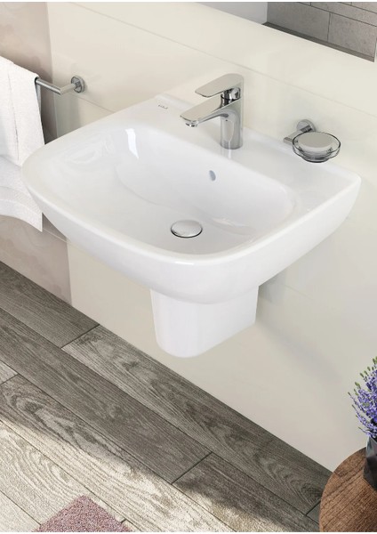 Lavabo 45 cm 5500L003-0001, Yarım Ayak 5281L003-7201 fiyatları