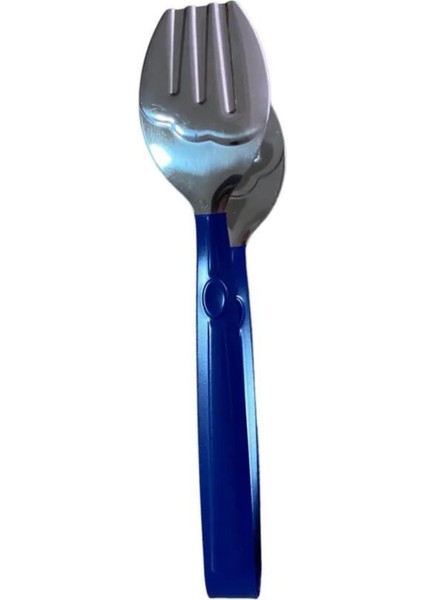 3 Parça Gümüş Mavi Paslanmaz Çelik Makarna, Salata, Pasta Maşa Seti Paslanmaz Çelik fırsatları