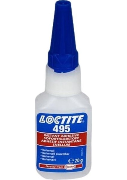 Loctıte 495 Genel Amaçlı Hızlı Yapıştırıcı - 20 Gr. (2 Adet)