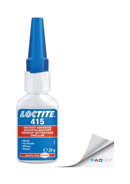 Loctıte 415 Yüksek Viskoziteli Hızlı Yapıştırıcı - 20 Gr.
