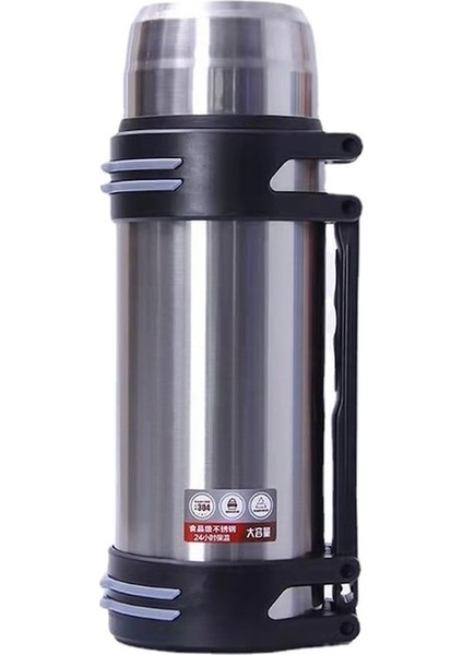 Orz 2000 ml Dışarıdaki Araç Paslanmaz Çelik Termos Beyaz (Yurt Dışından)