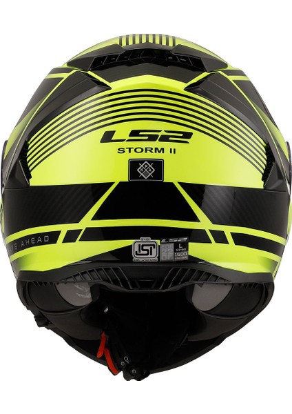 Storm 2 Dodger Mat Siyah-Neon Sarı Kask