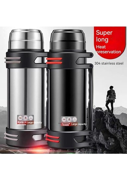 Orz 2000 ml Dışarıdaki Araç Paslanmaz Çelik Termos Beyaz (Yurt Dışından) modelleri