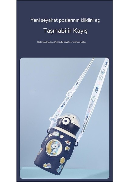 Xcj 316 Paslanmaz Çelik Termos Bardak Çocuk Soğuk Termos Bardak Çocuk Termos Bardak Mor (Yurt Dışından)