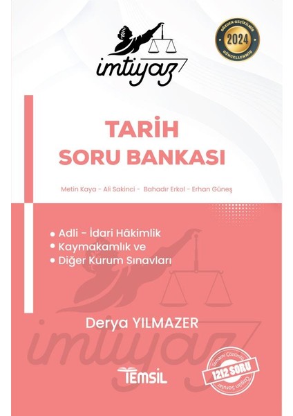 Imtiyaz Tarih Soru Bankası - Derya Yılmazer