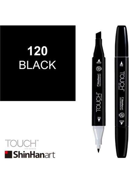 Art Touch Twin Marker 120 Black modelleri