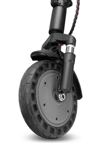 Scooti (Sc-55) 500 Watt Ön ve Arka Çift Amortisörlü Scooter Black