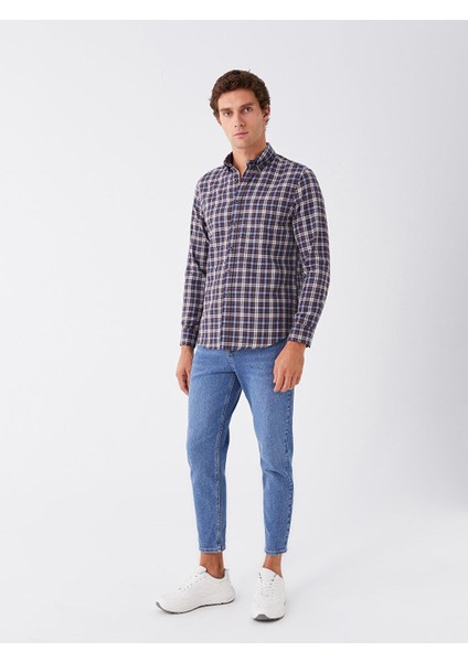Lcwaıkıkı Classic Regular Fit Uzun Kollu Ekose Erkek Gömlek