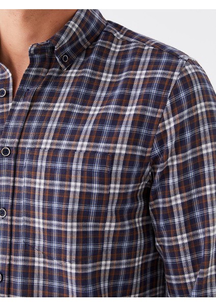 Lcwaıkıkı Classic Regular Fit Uzun Kollu Ekose Erkek Gömlek