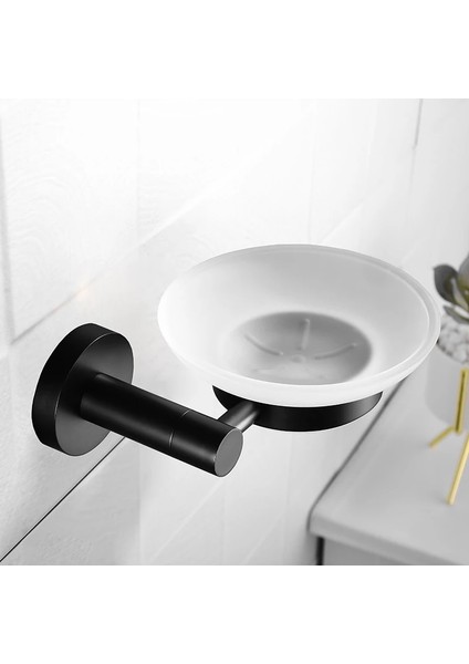 Sabunluk Stili Mat Siyah Havlu Askısı Banyo Kanca Donanım Seti Havlu Çubuğu Bardak Tutucu Havlu Askısı Tuvalet Fırçası Kağıt Tutucu Banyo Aksesuarları (Yurt Dışından) modelleri