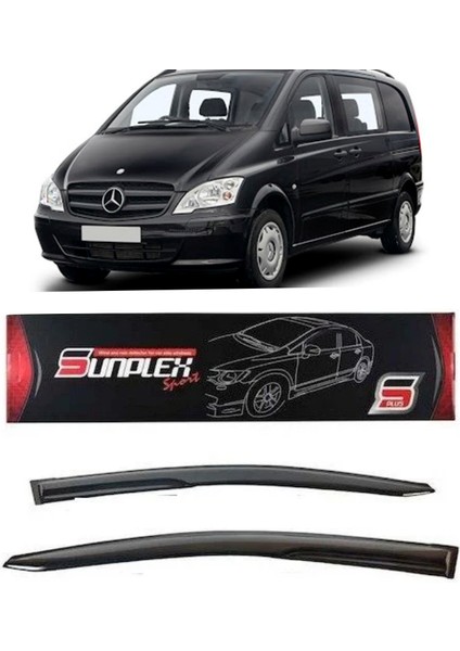 Mercedes Vito Mugen Cam Rüzgarlığı 1998-2007 Arası 2'li Sunplex