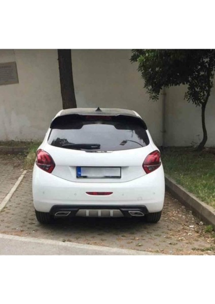 Peugeot 208 Uyumlu Üniversal Difüzör Gri 2012 ve Sonrası Modeller