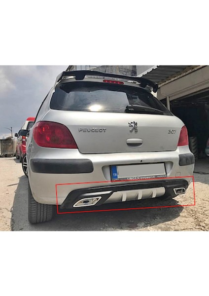 Peugeot 307 Uyumlu Üniversal Difüzör Gri 2001 ve Sonrası Modeller