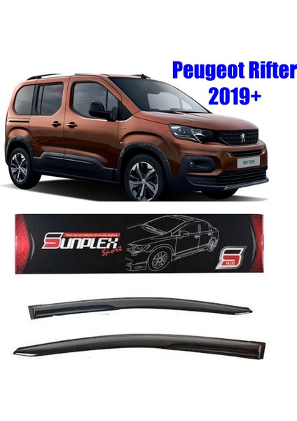 Peugeot Rifter Mugen Cam Rüzgarlığı 2019 Sonrası 2'li Sunplex