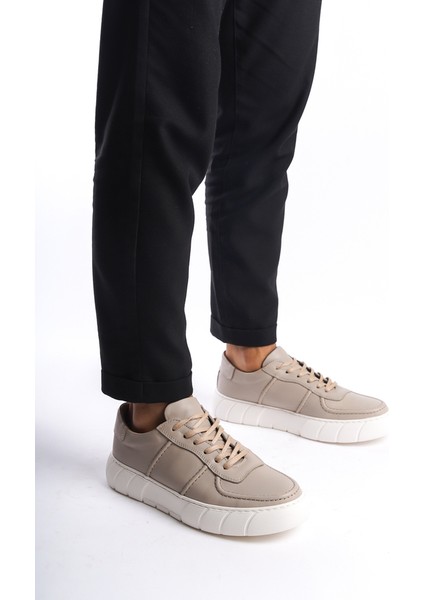 Erkek Deri Spor Ayakkabı & Sneaker Nude -MBKRY650-N modelleri