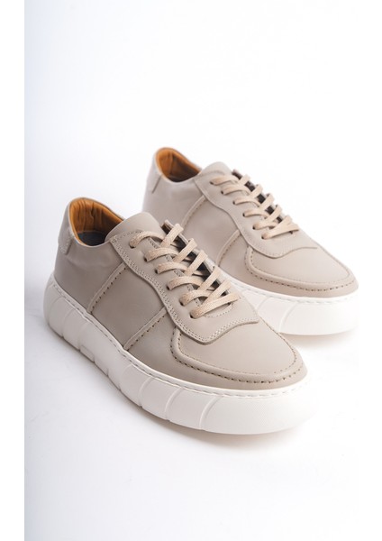 Erkek Deri Spor Ayakkabı & Sneaker Nude -MBKRY650-N fırsatları