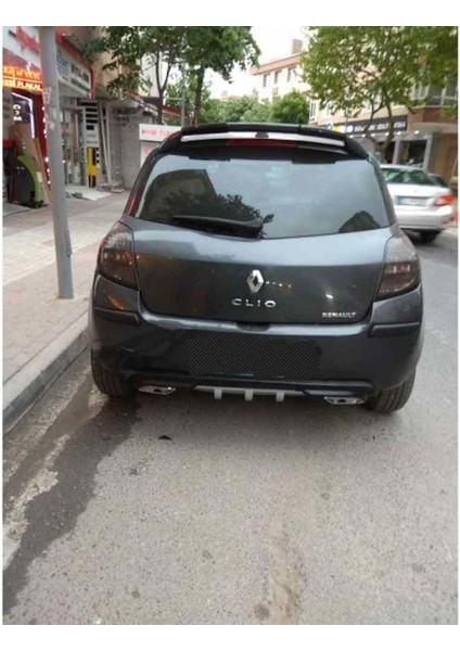 Renault Clio 3 Uyumlu Üniversal Difüzör Gri Tüm Modeller