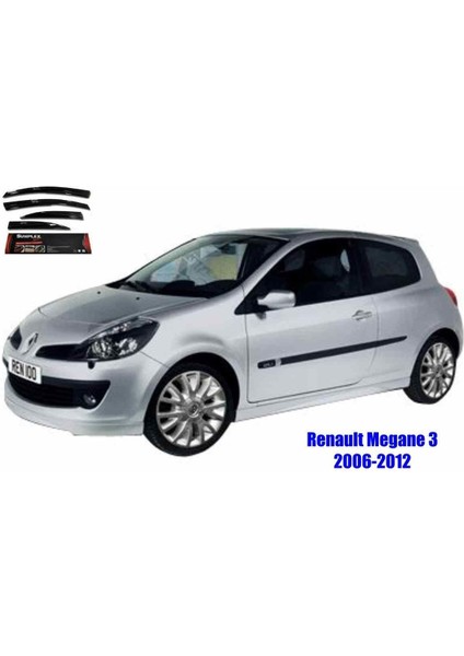 Renault Clio 3 Hb Mugen Cam Rüzgarlığı 2006-2012 Arası 4'lü Sunplex