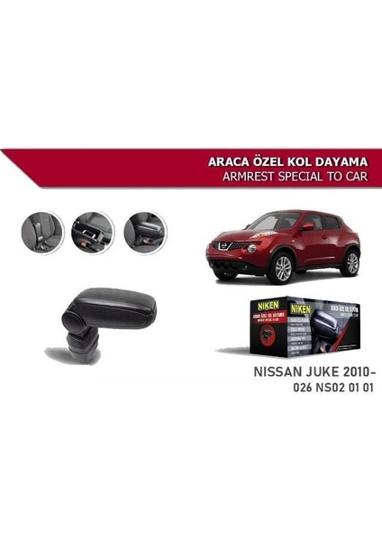 Nissan Juke Araca Özel Kol Dayama Kolçak 2010 ve Sonrası Niken