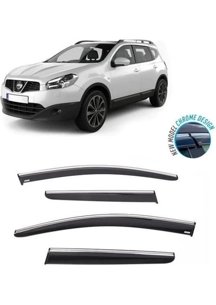 Nissan Qashqai Kromlu Cam Rüzgarlığı 2007-2014 Arası Sunplex