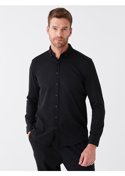 Lcwaıkıkı Classic Slim Fit Uzun Kollu Armürlü Erkek Gömlek fiyatları