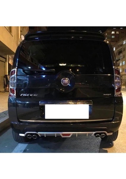 Fiat Fiorino Uyumlu Arka Tampon Altı Difüzör Siyah Tüm Modeller