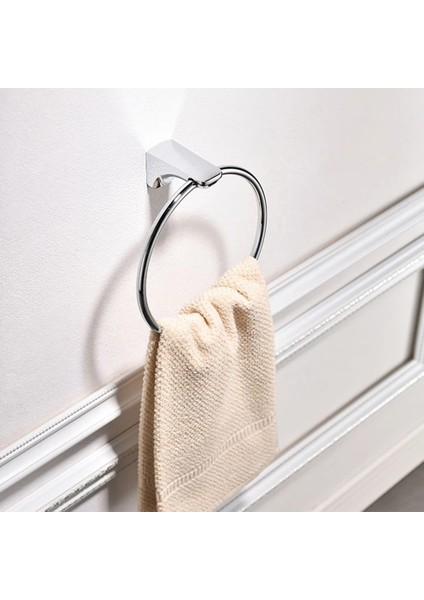 Havlu Halkası Tarzı Taıcut S Ağır Banyo Aksesuarları Donanım Setleri Havlu Askısı Bar Halka Duvar Kanca Tuvalet Kağıdı Tutucu Fırça Sabunluk, Krom (Yurt Dışından)