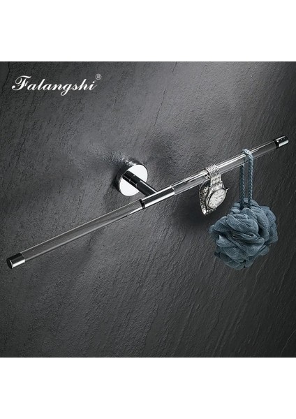 Yeşil Stil Banyo Donanımı Krom Havlu Bar Havluluk Abd Bornoz Kancaları Tuvalet Rulo Kağıt Tutucu Akrilik Banyo Aksesuarları WB8872 (Yurt Dışından)