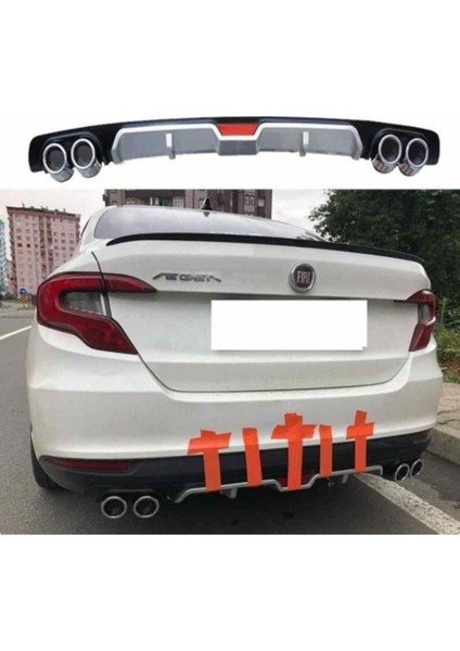 Fiat Egea Uyumlu Üniversal Difüzör Gri Tüm Modeller