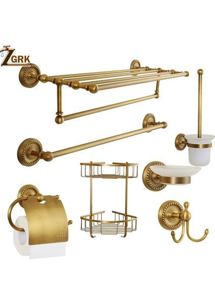G01 Stili Katı Pirinç Banyo Donanım Setleri Antik Bronz Banyo Havlusu Askısı Bardak Tutucu Ürün Raf Ev Banyo Aksesuarları Seti (Yurt Dışından) fiyatları