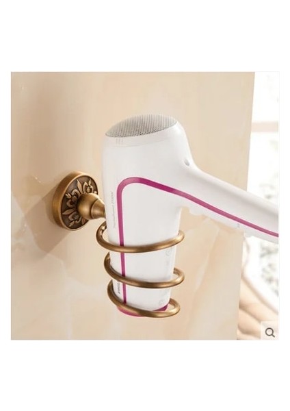 Saç Kurutma Makinesi Tutucu Tarzı Tuqiu Banyo Aksesuarları Antik Bronz Oyma Alüminyum Banyo Donanım Havlu Askısı, Kağıt Tutucu Tuvalet Fırçası Tutucu, Kancalar (Yurt Dışından)