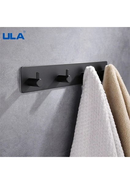 A61311-3 Tarzı Ula Paslanmaz Çelik Tutucu Kanca 3 M Etiket Yapışkanlı 1 Adet Kapı Elbise Ceket Şapka Askısı Askı Havlu Elbise Bornoz Rafı Ücretsiz Yumruk (Yurt Dışından)