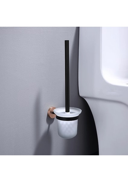 Bardak Tutucu Tarzı Siyah Gül Altın Duvara Montaj Paslanmaz Çelik Elbise Askısı Tuvalet Fırçası Kağıt Tutucu Havlu Bar Raf Bardak Tutucu Banyo Aksesuarları (Yurt Dışından) indirimleri