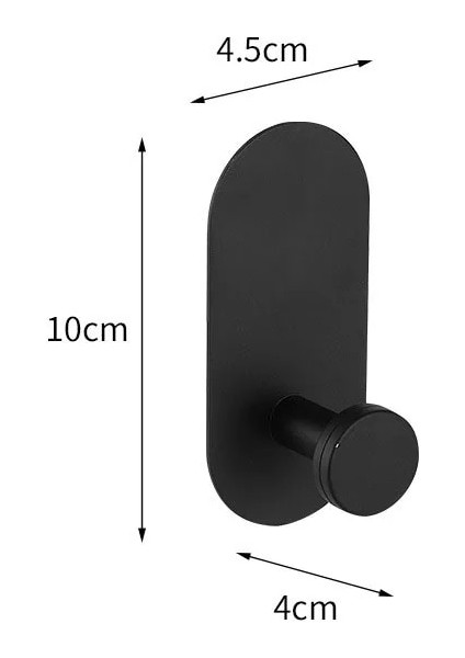 Siyah Kanca Tarzı Hiçbir Sondaj Paslanmaz Çelik Kendinden Yapışkanlı Havlu Çubuğu Kağıt Tutucu Bornoz Kancası Havlu Halkası Siyah Gümüş Altın Banyo Aksesuarları Seti (Yurt Dışından)