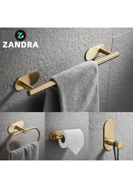 Siyah Kanca Tarzı Hiçbir Sondaj Paslanmaz Çelik Kendinden Yapışkanlı Havlu Çubuğu Kağıt Tutucu Bornoz Kancası Havlu Halkası Siyah Gümüş Altın Banyo Aksesuarları Seti (Yurt Dışından) fırsatları