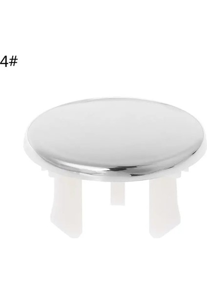 No.4 Stili Banyo Bak Taşma Halkası Altı Ayak Yuvarlak Insert Krom Delik Kapak Kapağı Banyo Aksesuarları (Yurt Dışından)