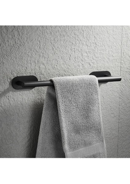 Havlu Halkası Tarzı Banyo Donanım Seti Banyo Aksesuarları Siyah Bornoz Askısı Havlu Demiri Bar Raf Bar Raf Kağıt Mendil Tutucu Diş Fırçası Tutucu (Yurt Dışından) indirimleri