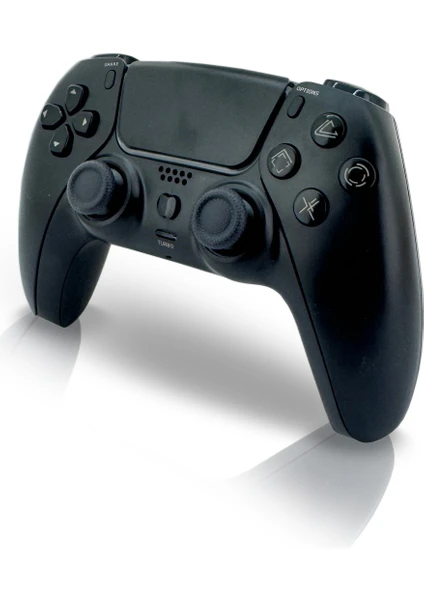 Coverzone Kablosuz Bluetooth Gamepad Ps4 Uyumlu Type-C Şarj Girişli Joystick Oyun Kolu Hassas Trigger Kaymaz Tasarım P4 Plus