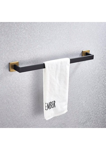 Tekli Havlu Askısı Tarzı Banyo Donanım Seti Siyah Bornoz Askısı Havlu Demiri Bar Raf Bar Raf Kağıt Mendil Tutucu Diş Fırçası Tutucu Banyo Aksesuarları (Yurt Dışından) modelleri