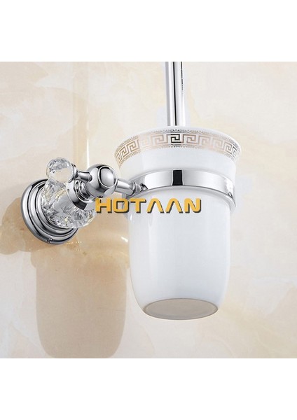 Sabunluk Tarzı Lüks Kristal Gümüş Banyo Aksesuarları Seti Krom Cilalı Pirinç Banyo Donanım Seti Duvara Monte Banyo Ürünleri Banheiro (Yurt Dışından)