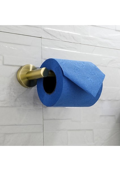 Kağıt Tutucu Stili Fırçalanmış Altın Banyo Donanım Seti Bornoz Askısı Havlu Demiri Raf Bar Raf Rulo Kağıt Tutucu Banyo Aksesuarları Altın (Yurt Dışından) fiyatları