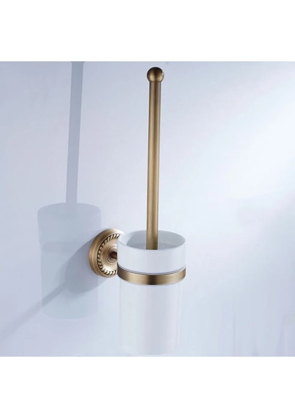 Pembe Tarzı Bronz Banyo Aksesuarları Antika Tuvalet Fırçası Tutucu Vintage Wc Rulo Kağıt Tutucu Seramik Çift Bardak Tutucu Pirinç Sabunluklar (Yurt Dışından) modelleri