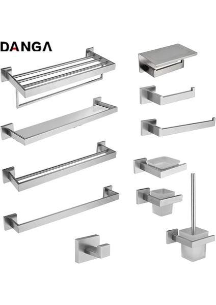 Havluluk G1 Tarzı Paslanmaz Çelik Banyo Donanım Seti Banyo Aksesuarları Siyah Havlu Demiri Bar Raf Havlu Bar Raf Havlu Tutucu (Yurt Dışından) modelleri