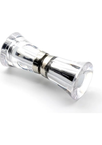 Beyaz Stil Duş Odası Kolu Tuvalet Itme Çekme Cam Kapi Kolu Itme Kapı Kolu Plastik Şeffaf Cam Delik Kolu (Yurt Dışından) fiyatları