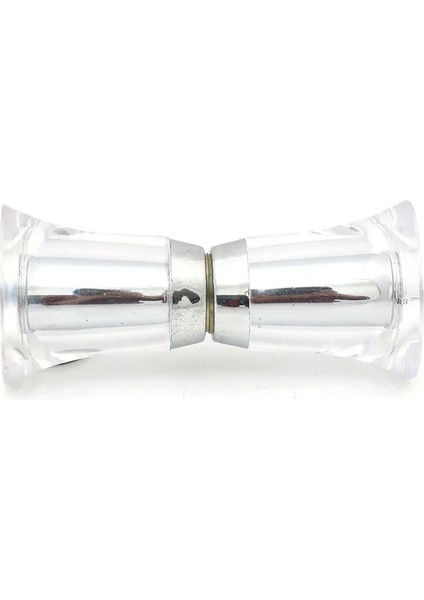 Beyaz Stil Duş Odası Kolu Tuvalet Itme Çekme Cam Kapi Kolu Itme Kapı Kolu Plastik Şeffaf Cam Delik Kolu (Yurt Dışından) fırsatları