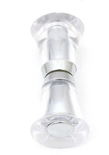 Beyaz Stil Duş Odası Kolu Tuvalet Itme Çekme Cam Kapi Kolu Itme Kapı Kolu Plastik Şeffaf Cam Delik Kolu (Yurt Dışından) indirimleri