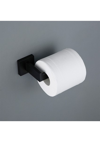 Br-Hook Tarzı 60CM Banyo Donanım Seti Aksesuarları Mat Siyah Raf Bornoz Askısı Askı Havlu Demiri Bar Raf Kağıt Mendil Tutucu (Yurt Dışından) indirimleri
