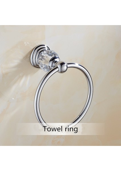 Rulo Tutucu Tarzı Lüks Kristal Banyo Aksesuarları Seti Seramik Tuvalet Fırçası Tutucu Duvara Monte Kağıt Tutucu Banyo Rafı Gümüş Köşe Raf (Yurt Dışından)