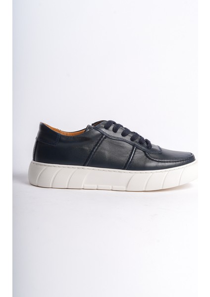 Erkek Deri Spor Ayakkabı & Sneaker Lacivert -MBKRY650-LCV fiyatları